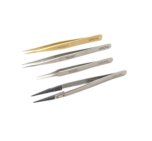 Precision 4 Piece Tweezer Bundle - SAVE 10% - Watch Off The Cuff