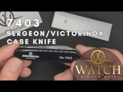 BERGEON 7403 Swiss Army Knife with Blade and Case Knife