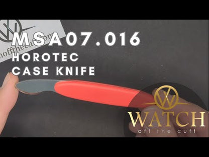 Case Opener with Plastic Handle and Fixed Stainless Steel Blade