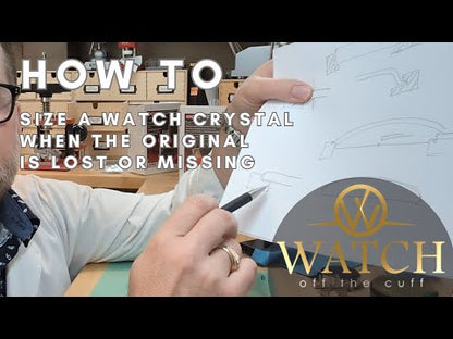 Mineral Crystal, Flat, 1.5mm Thick (36.1mm to 40.0mm diameter)