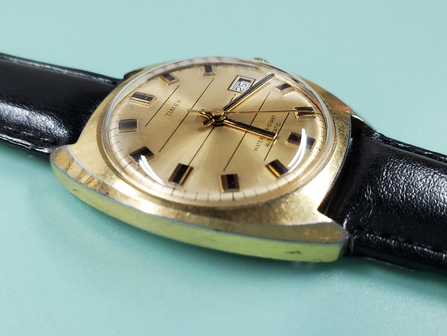 Vintage Timex Gold-Tone Automatic