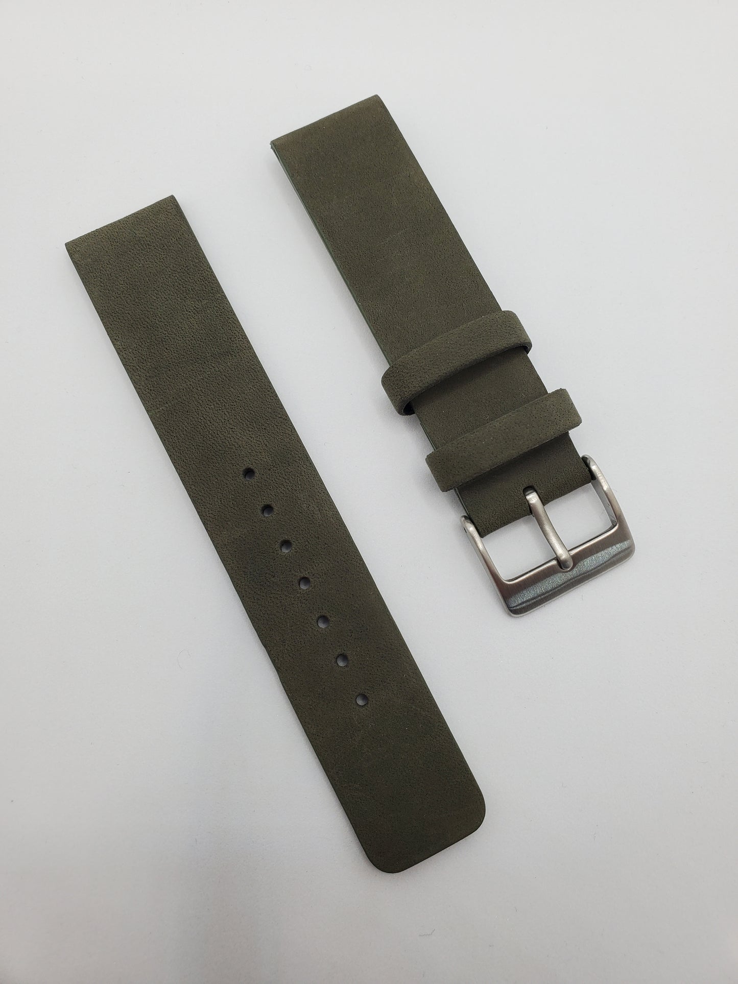 Suede Leather Strap with Steel Buckle (avail. Mustard, Green, Brown, Beige)