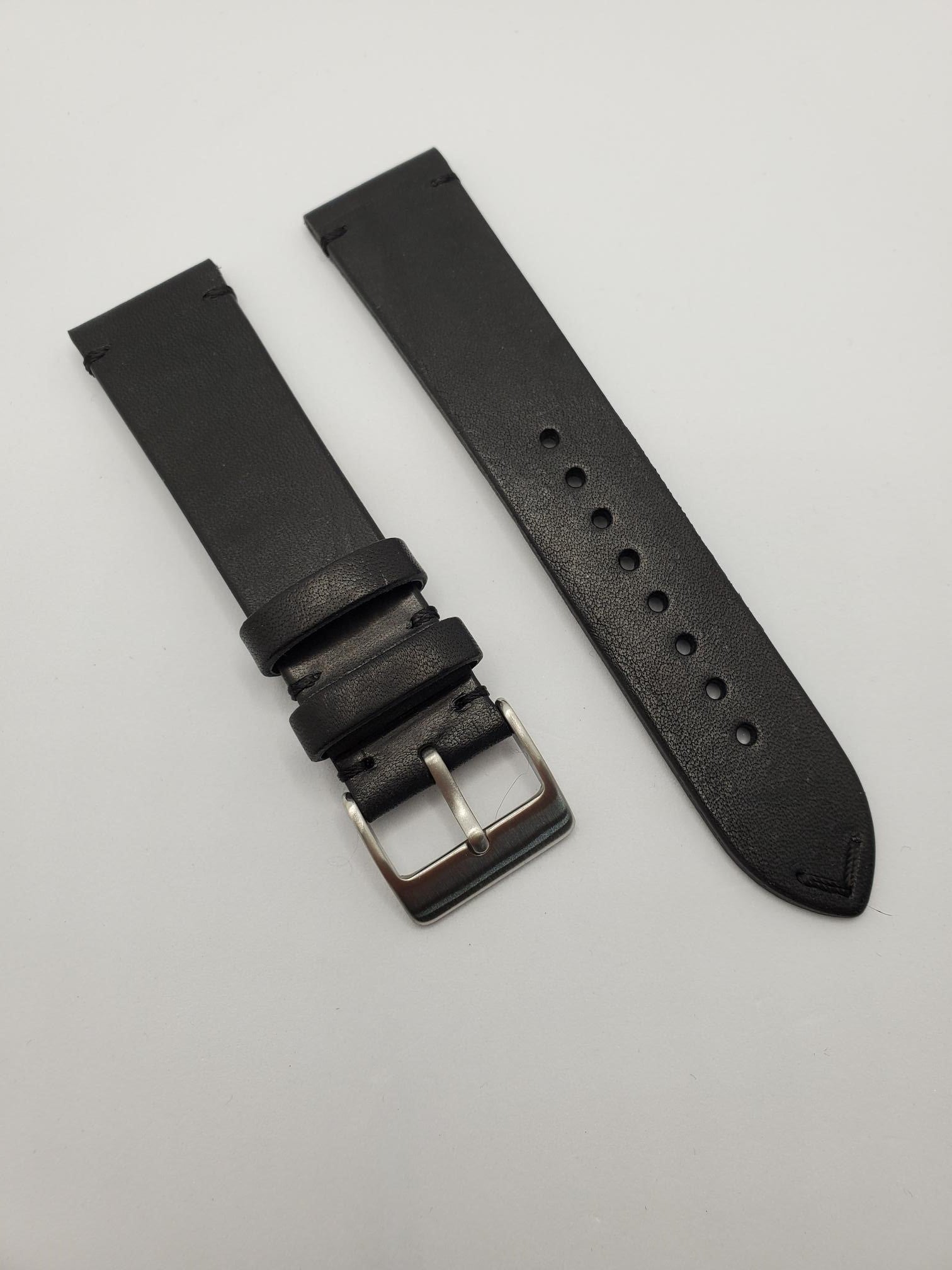 22mm vintage discount leather watch strap