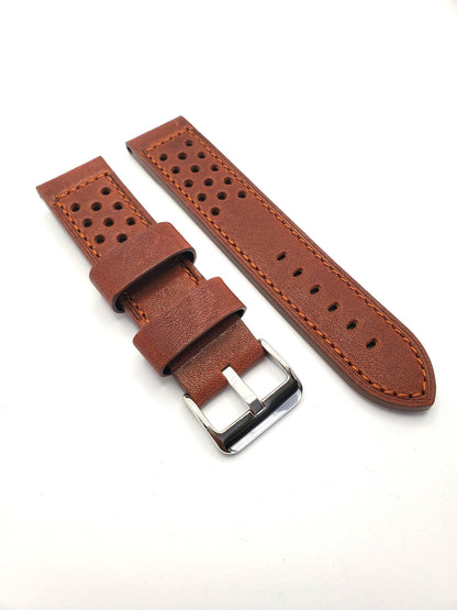 Calf Leather Rally with Steel Buckle (Avail. Black and Brown)