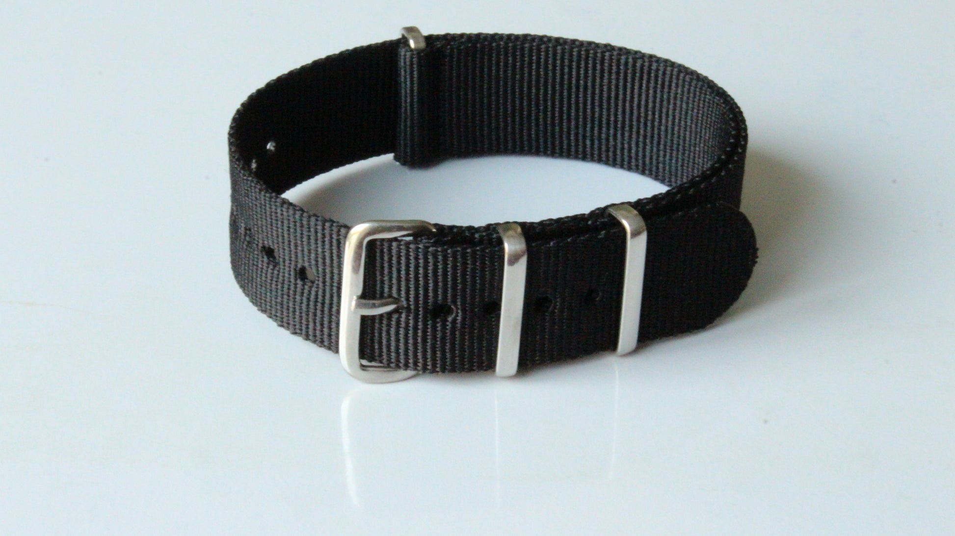 Black Nato Style Watch Band - Watch Off The Cuff