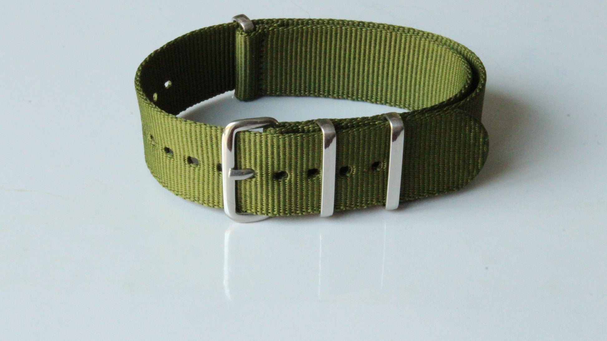 Green Nato Style Watch Band - Watch Off The Cuff
